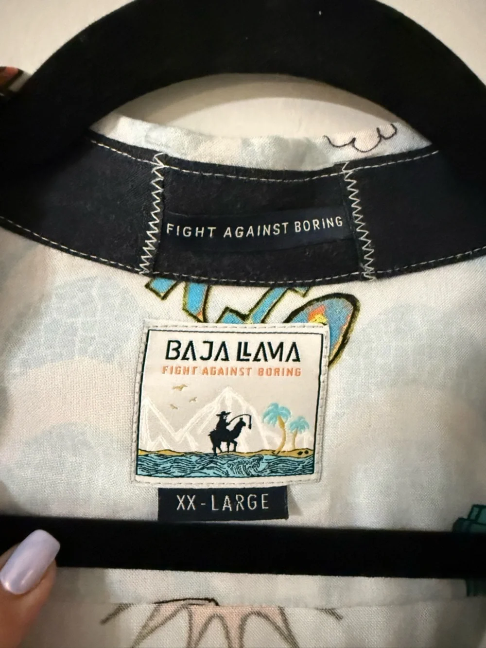 Baja Llama Nighthawk Shirt XXL Brazilian Print